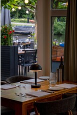 Humble Humble BUG Hospitality Table Light Black, with long burning time up till 90hrs