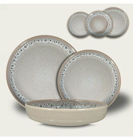 Arca Arca Reactive Grey pasta plate, grey, 20cm