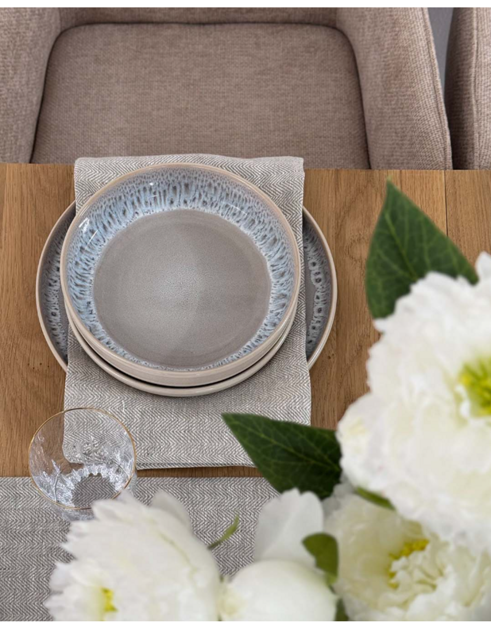 Arca Arca Reactive Grey pasta plate, grey, 20cm