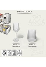 Stylepoint Arca MERIDIANA - Tumbler glas 470ml - 11x7cm, helder, borosilicaatglas