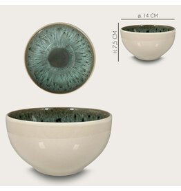 Arca Arca Reactive Smeraldo bowl 14cm, 450ml