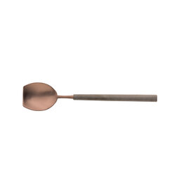 Stylepoint Ice-/dessertspoon 18/10 mat choco/antracite 12,8 cm