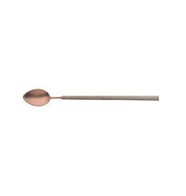 Stylepoint Sorbet spoon 18/10 mat choco/antracite 21,0 cm