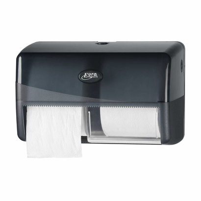 Europroducts pearle toiletpapier dispenser 2 rols voor normaal papier 431002