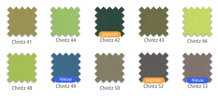 chintz kleuren 41 t/m 53