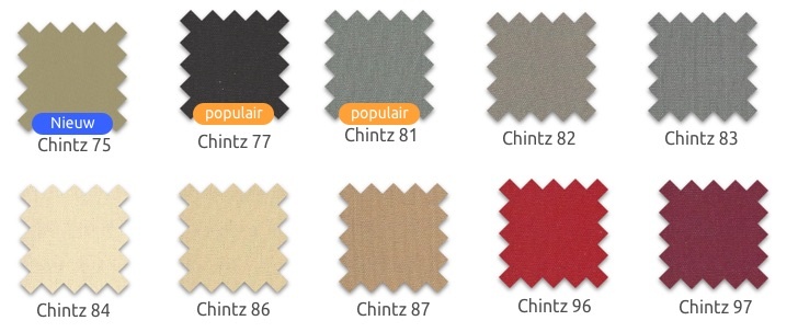 chintz kleuren 75 t/m 97