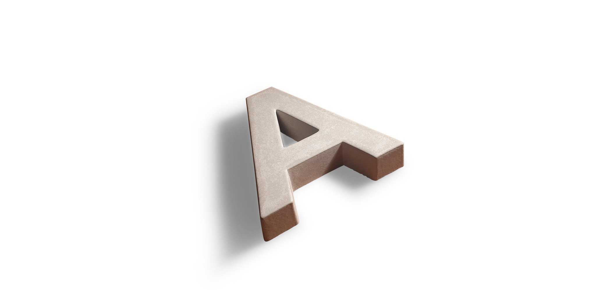 Betonnen letters (A-Z, &) - TienTeentjes