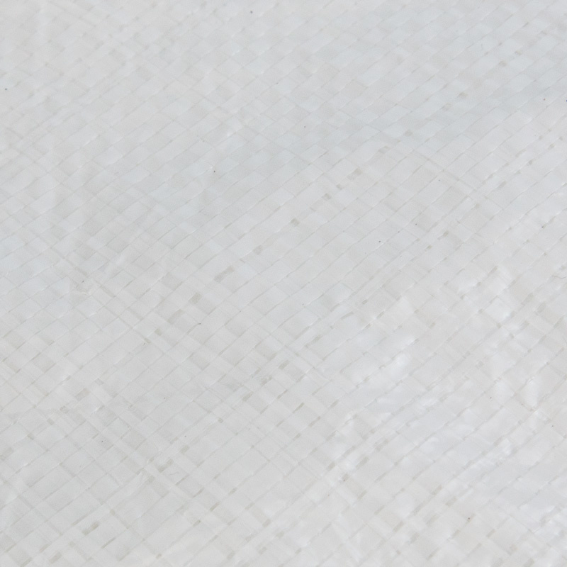 10x12 wit 250gr afdekzeil met zeilringen - bouwzeil