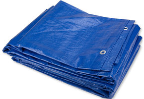 6x8 blauw 100gr afdekzeil