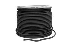 Elastisch koord 6mm zwart