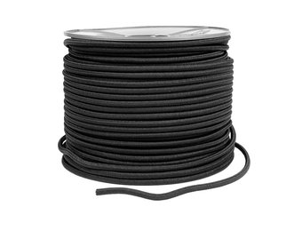 Elastisch koord 6mm zwart