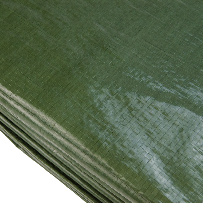 Afdekzeil PE Groen 20x20 Bouwzeil 250gr Polyethyleen