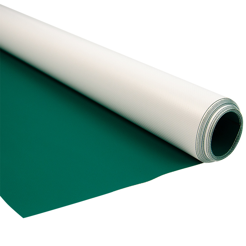 PVC zeildoek Groen 670gr mat dekzeil per van de rol
