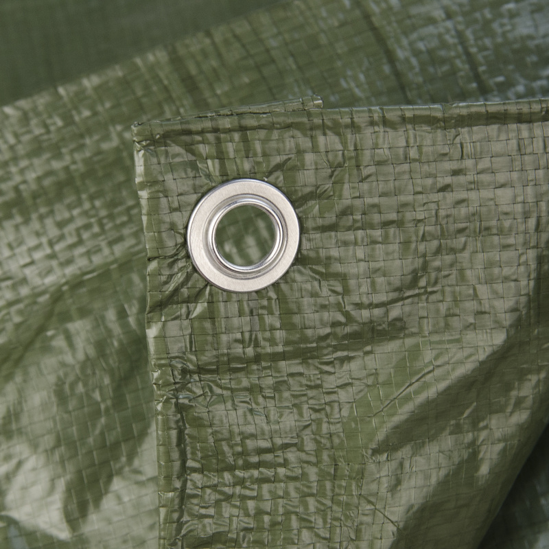 Afdekzeil PE Groen 10x12 Bouwzeil 150gr Polyethyleen