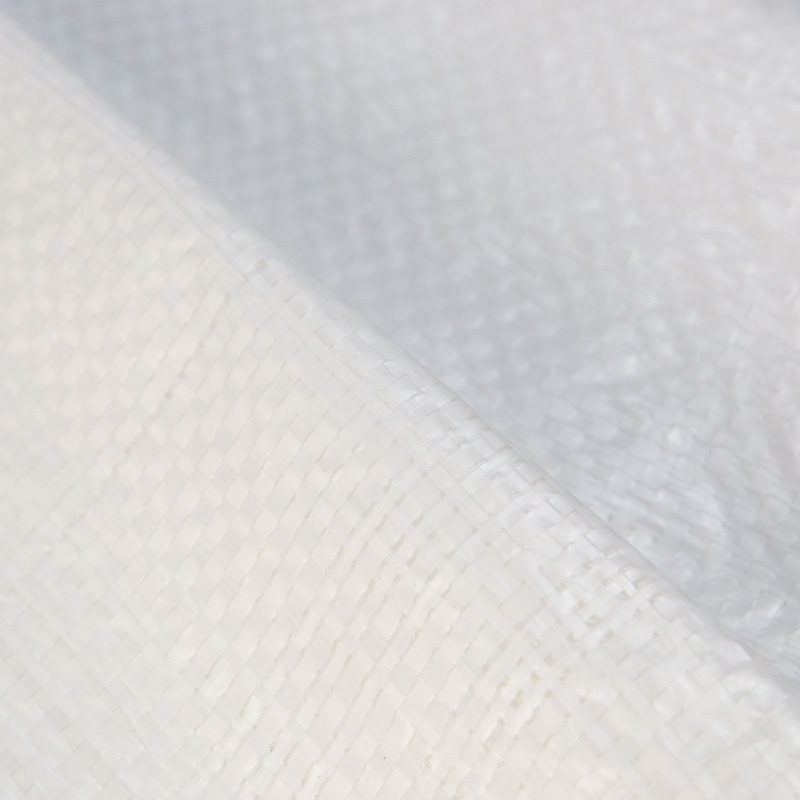 10x10 wit 170gr afdekzeil met zeilringen - bouwzeil