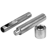 Semi-Pro handstempel en holpijp 14mm zeilkous / zeilringen gereedschap