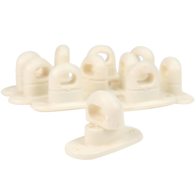 Tourniquet 42x22mm draaisluiting crème kunststof professioneel