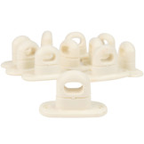 Tourniquet 42x22mm draaisluiting crème kunststof professioneel