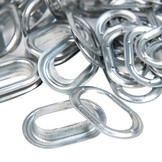 Zeilringen 42x22mm ovaal 50 stuks gegalvaniseerd professioneel