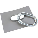 Zeilringen 42x22mm ovaal 50 stuks gegalvaniseerd professioneel