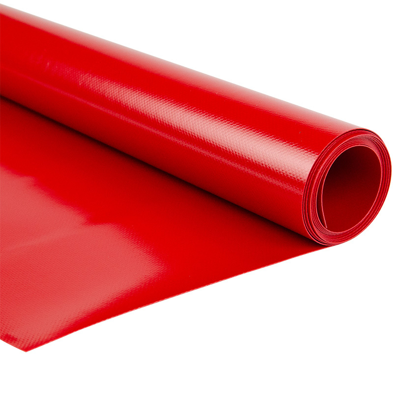 Pvc zeildoek - 650gr Karmijnrood 3002 Glans - per meter of rol