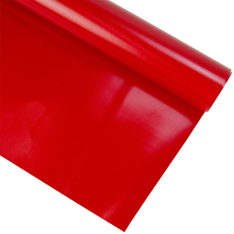 Pvc zeildoek - 650gr Karmijnrood 3002 Glans - per meter of rol