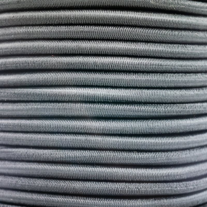 Elastisch koord 8mm grijs op rol