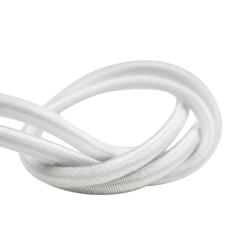 Elastisch koord 6mm wit op rol