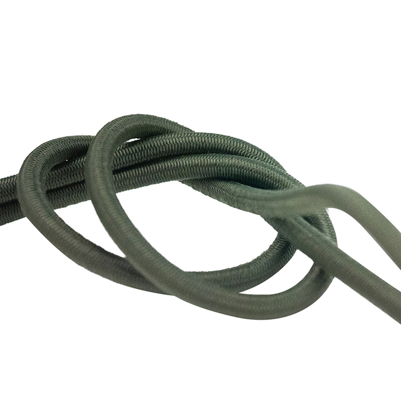 Elastisch koord Legergroen Khaki 6mm elastiek touw - Meerdere kleuren en  diktes