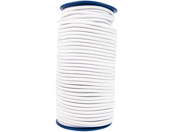 Elastisch koord 10mm wit