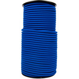 Elastisch koord 8mm blauw op rol