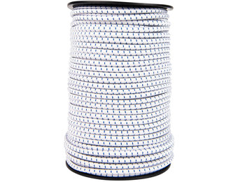 Elastisch koord 8mm blauw-wit gestreept