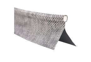 Caravanpees 7mm grijs dubbele vlag
