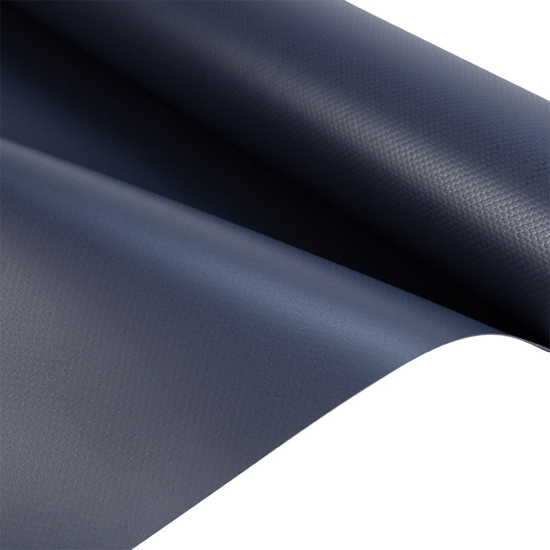 Pvc zeildoek - 650gr Antraciet Mat - per meter of rol