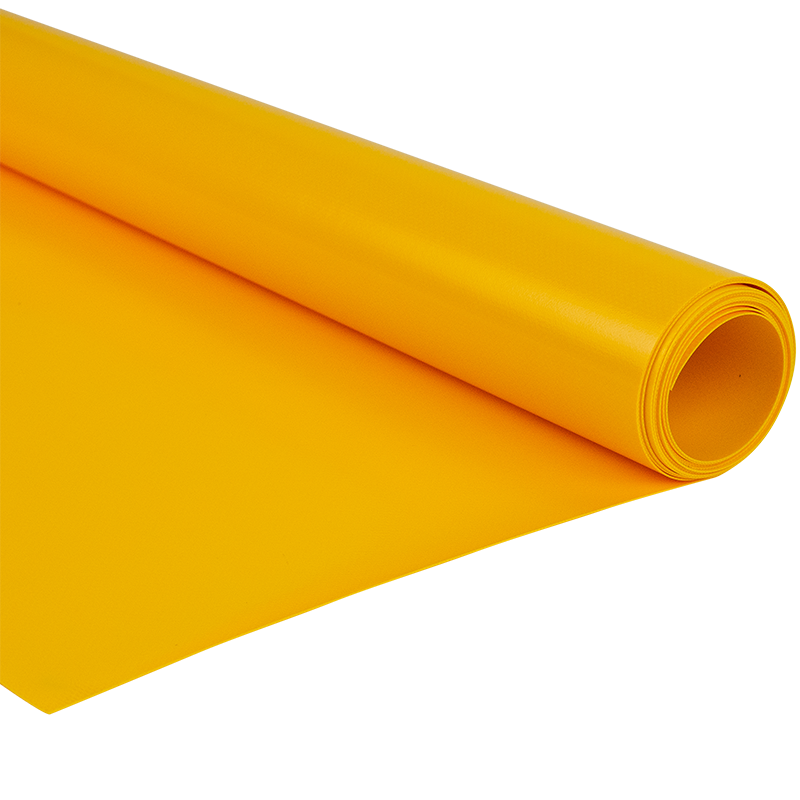 Pvc zeildoek - 650gr Signaalgeel 1003 Glans - per meter of rol