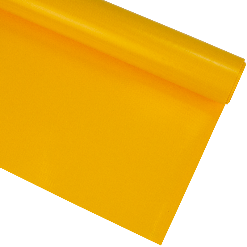 Pvc zeildoek - 650gr Signaalgeel 1003 Glans - per meter of rol