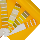 Pvc zeildoek - 650gr Signaalgeel 1003 Glans - per meter of rol