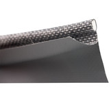 Caravanpees keder met dubbele vlag 7mm grijs