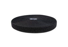 Klittenband 20mm naaibaar lus zwart