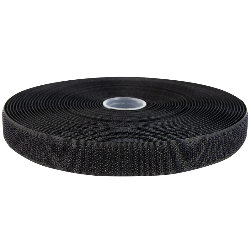 Klittenband 20mm naaibaar haak harde kant zwart