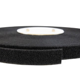 Klittenband 20mm zelfklevend hotmelt lus zachte kant zwart