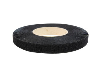 Klittenband 20mm zelfklevend acryl lus zwart