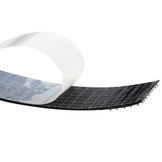 Klittenband 20mm zelfklevend acryl haak harde kant zwart