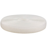 Klittenband 20mm naaibaar lus zachte kant wit