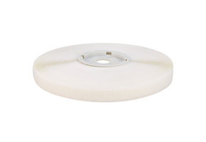 Klittenband 20mm zelfklevend acryl lus wit