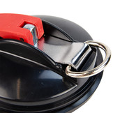 Zuignap met ring en s-haak