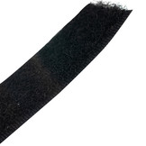 Klittenband 20mm naaibaar lus zachte kant zwart