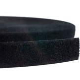 Klittenband 20mm naaibaar lus zachte kant zwart