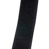 Klittenband 20mm zelfklevend acryl haak harde kant zwart