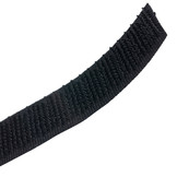 Klittenband 20mm zelfklevend acryl haak harde kant zwart